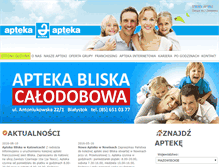Tablet Screenshot of grupabliskaapteka.pl